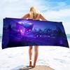 Dice Print Oversized Beach Towels,Super Absorbent Sand Free Thick Microfiber Beach Towel ,Cute Tropical Palm Leaf Beach Towels