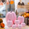 7 Pieces Fall Artificial Pumpkins Decor Faux Foam Pumpkin Ornament for Season Festive Thanksgiving