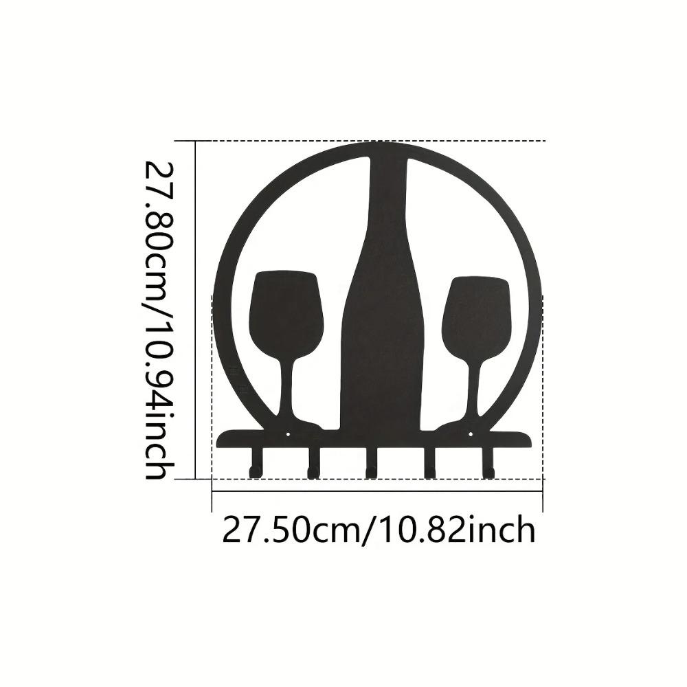 Metal Silhouette Key Hooks - Living Room Wall Decor and Wall-Mounted Holder. Versatile for Keys, Towels, Stylish Decorative Hook