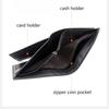 Short Men Wallets Slim Credit Card Holder RFID Blocking Waterproof Leather Purse Classic Coin Pocket Black Male Wallet