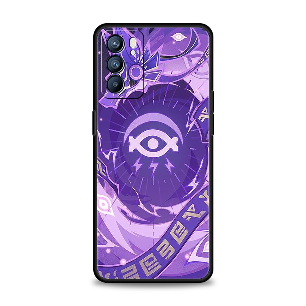 Genshin Impact Phone Case For Oppo Reno13 Reno12 Reno11 F Reno10 Pro A54 5G Find X5 A53 A52 A9 A17 A57 A78 4G A79 A80 A98 Cover