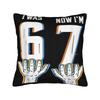 Pillow Cover Six Seven Bruh 67 Funny Saint Patricks 6 7 Meme Cute Funny Pillow Case For Sofa Home Decor Pillowcases