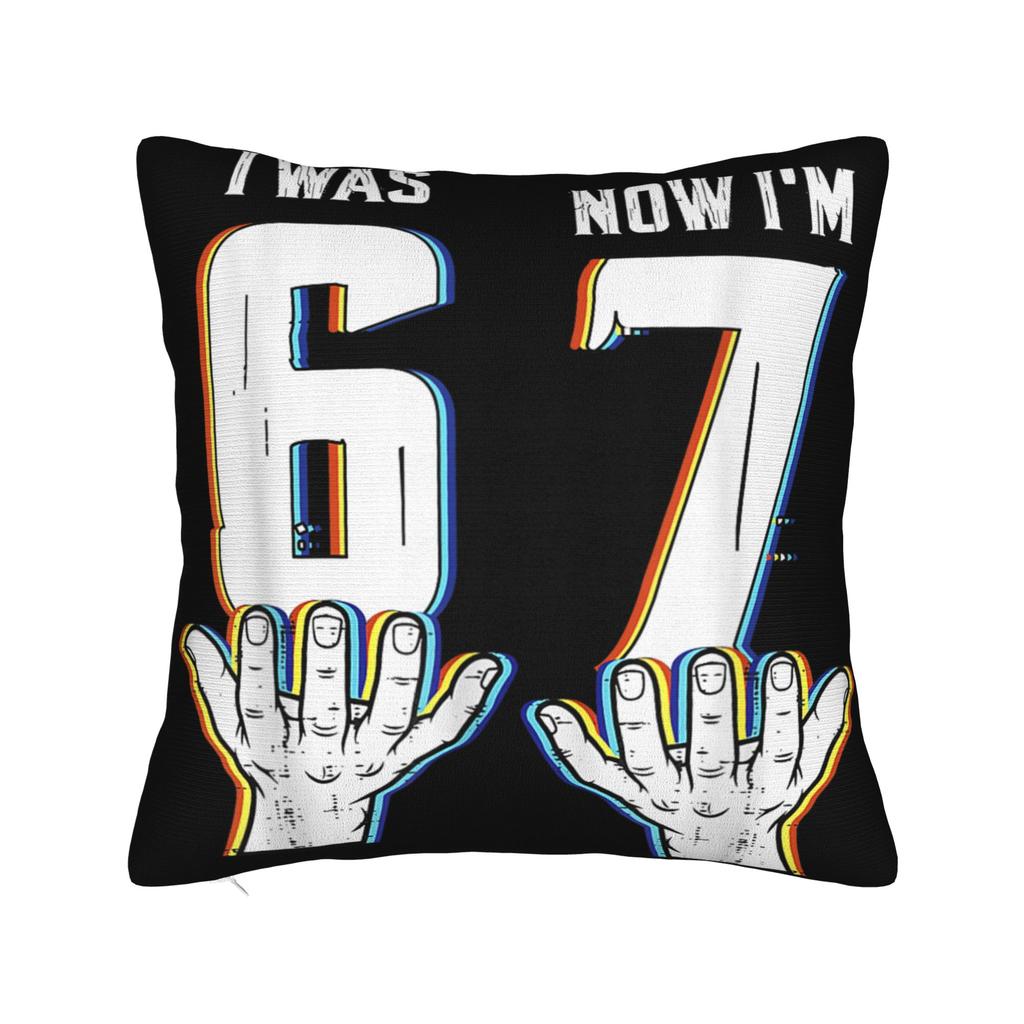 Pillow Cover Six Seven Bruh 67 Funny Saint Patricks 6 7 Meme Cute Funny Pillow Case For Sofa Home Decor Pillowcases