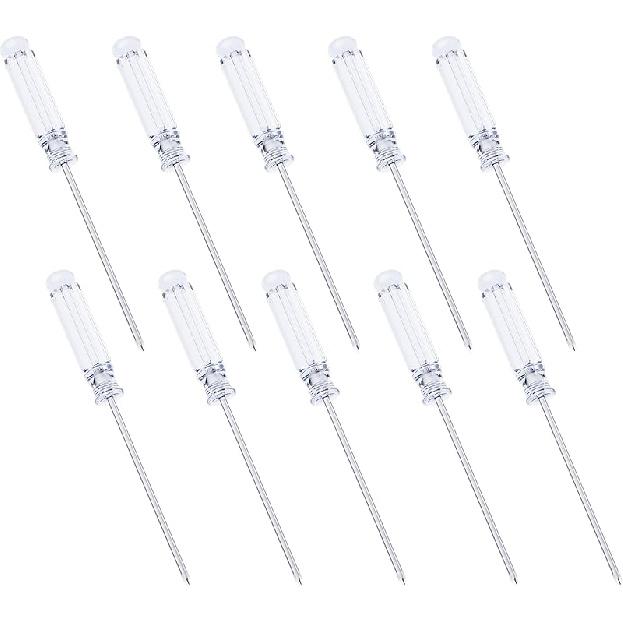 10PCS Mini Phillips Screwdriver, 2mm Cross Head with Blue Non-slip Handle for Small Appliances, 2.56"(65mm) Total Length, Non-magnetic