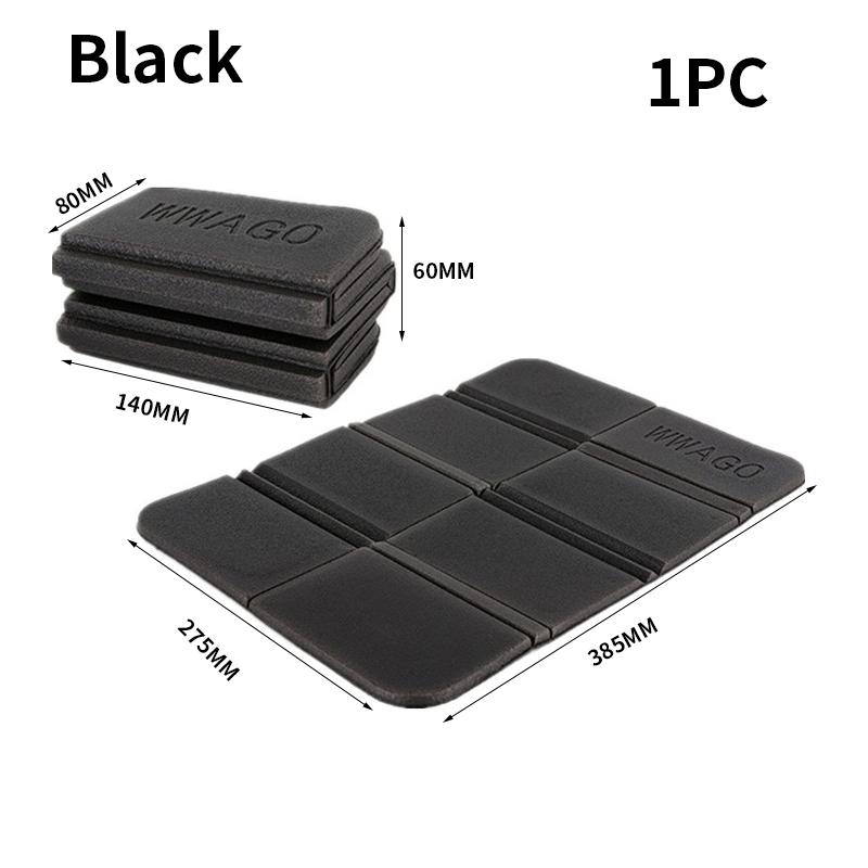 WWAGO Folding Anti-Moisture Mat Outdoor Portable Insulation Anti-Moisture Mat Hiking Seat Mat Xpe Foam Moisture-Proof Butt Mat