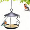 Garden Decor Iron Bird Feeder Windproof Rainproof Bird Hummingbird Food Bird Multi-purpose 2026 Feeder Hanging Feeding Disp K0C1