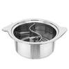 Multi Purpose Cooking Boiling Pot One Person Hot Pot Portable Soup Pot  Food Cooking