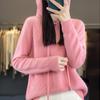 Women Knitted Hoodie Sweater MODERN NEW SAGA Winter Knitted Pullover Sweatshirt Autumn Soft Warm Wool Sweaters Female Jumper Knit Top