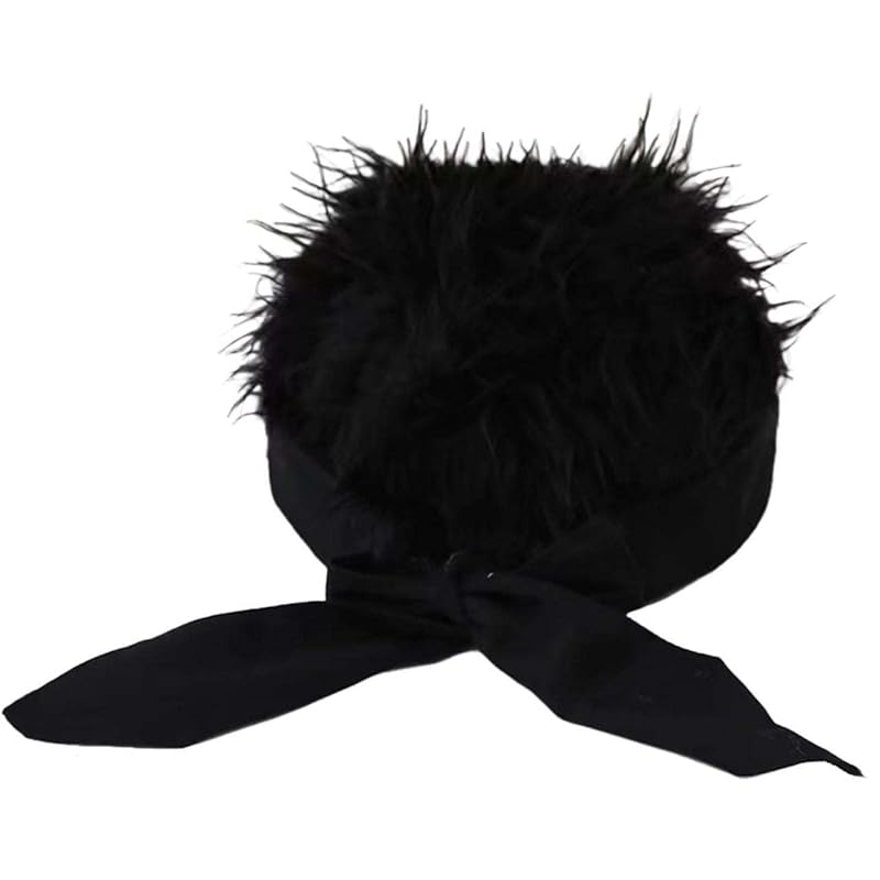 

[White Fang] unique hat hat with wig party items free size cosplay men s CZ702 (black)