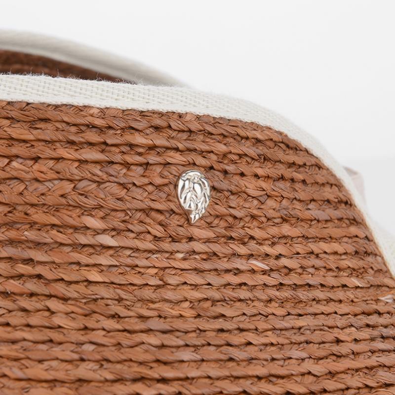 Helen Kaminski Mita Nutshell Sand Visor Sun Cap Hat50220