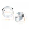 uxcell Zinc Plated Carbon Steel Shaft Collars, Set Screw Clamp Collars, Silver Tone, 40mm Inner Diameter, 4 Pieces
