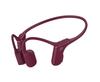 AVIOT WB-P1 Wireless Bone Conduction Earphones Open Ear Bluetooth 5.2 Microphone IP67 Waterproof Dustproof Type-C Charging 12H Playback Dark Rouge