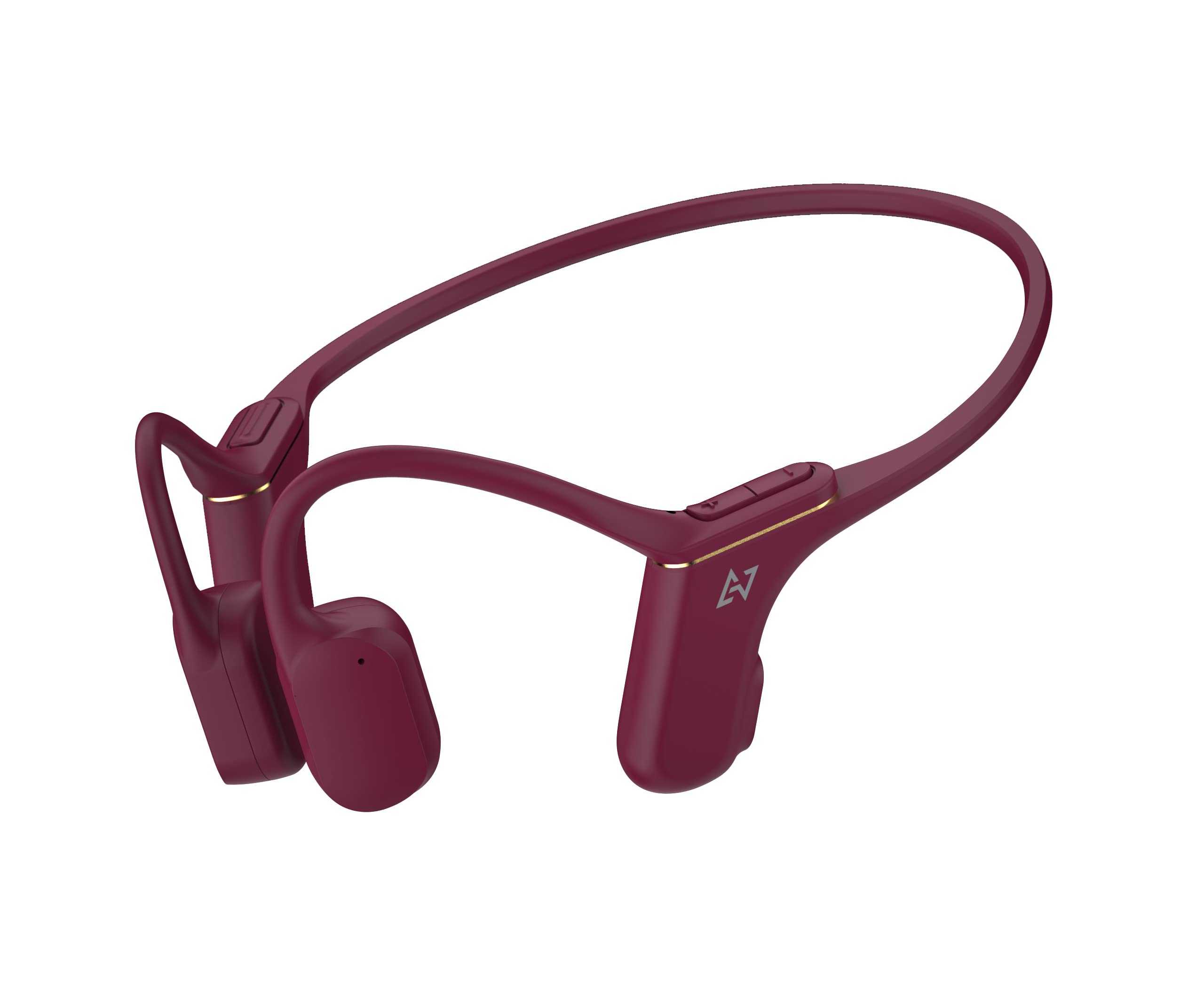

AVIOT WB-P1 Wireless Bone Conduction Earphones Open Ear Bluetooth 5.2 Microphone IP67 Waterproof Dustproof Type-C Charging 12H Playback Dark Rouge