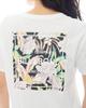 Billabong Modern Square Logo Boy Fit White Tee, Women's,