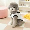 Vest for Dogs Pet Dog Clothes Cute Bear Print Summer Black White Puppy T-Shirt Dog Clothing Chihuahua Bichon Dog Apparel