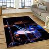 Set de tobe 3D Set de suport pentru tobe Instrumente muzicale Covor covor pentru dormitor sufragerie Decor canapea de acasă, covoraș decor mare pentru copii