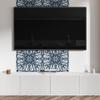 Naklejany Panel Pcv Z Motywem Idealny Do Przedpokoju 100X50 Cm Kwiatowy Wzór Z Ornamentami