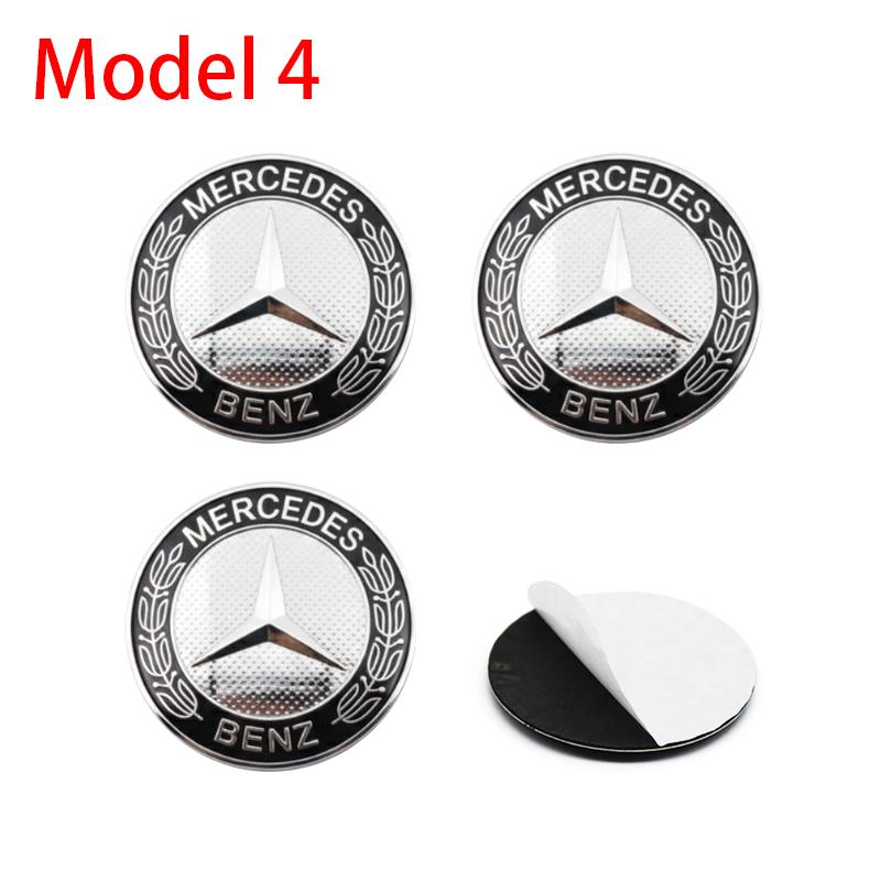 

4Pcs 56mm 60mm 65MM Car Wheel Hub Cap Center Sticker Emblem Badge Decal Accessory For Mercedes Benz AMG class W205 W203 GLC W206 4Pcs 56mm