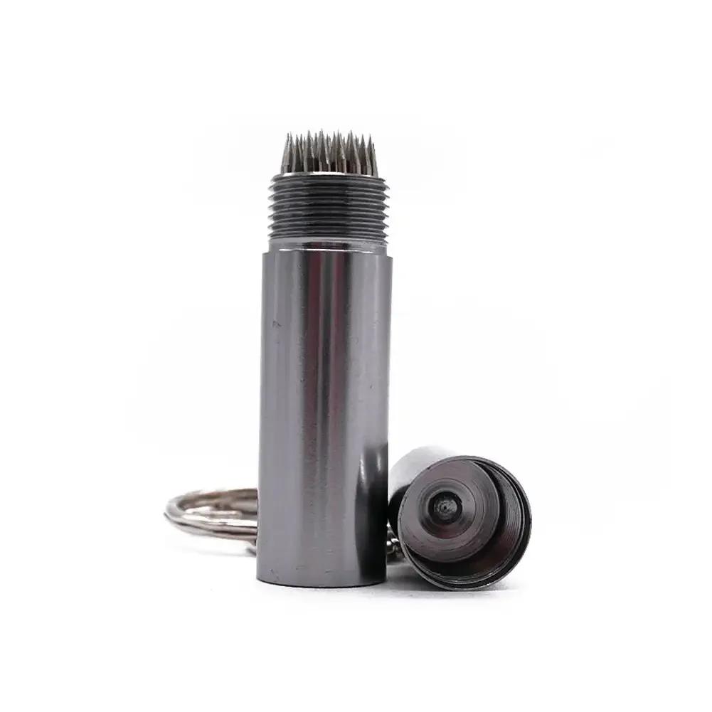 Billiard Snooker Pool Cue Tip Shaper Pick Pricker Scuffer Tapper Tip Repair Tool Leather Cue Needle Stainless Steel Keychain