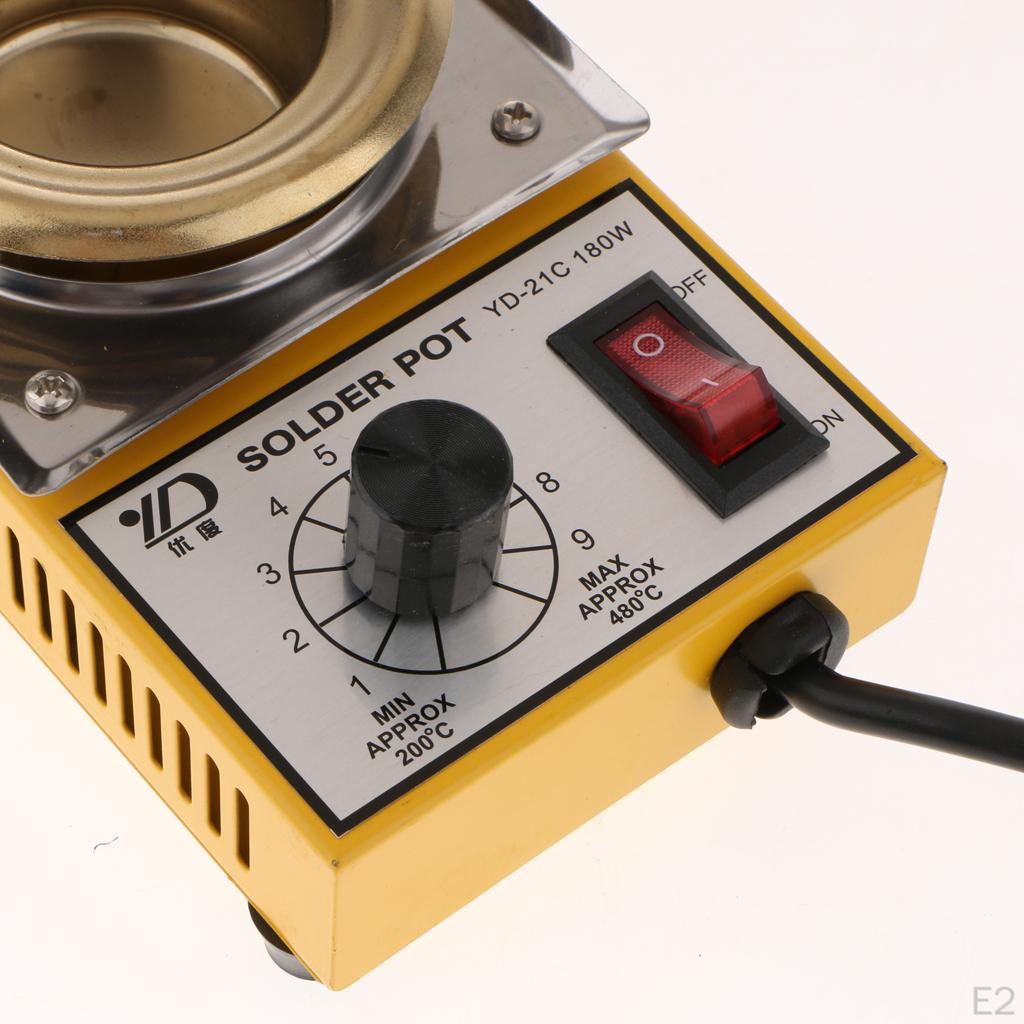 YD-11C Stainless Steel Solder Pot Soldering Desoldering Bath for Welding/Soldering 220V 580℃