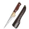 Forged Boning Knife Kitchen Meat Cleaver Outdoors Fishing Barbecue Cutting Tools with Gift Cover Chef Cooking Knives