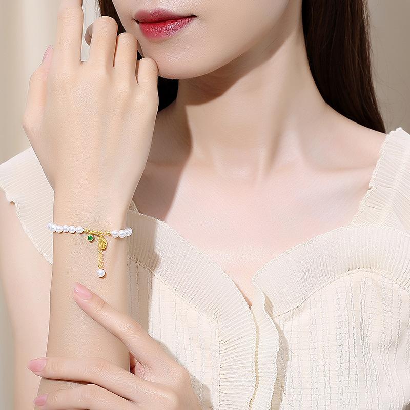 Fu Mantianxing Fu Marke Perlenarmband Damen Nische Exquisit Persönlichkeit Vielseitig Retro Perlenarmband Damen