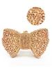 Luxury Rhinestone Bow Crystal Clutch Evening Bag