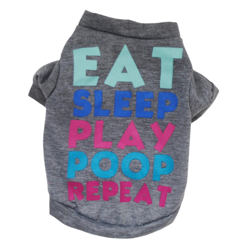 

Одежда для питомцев на весну и осень Футболка с рукавами, разноцветная, пять размеров, плюшевый мишка XL