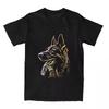 Crazy German Shepherd Dog T-Shirt Men Women's Round Collar Cotton Short Sleeve Tees Birthday Gift Clothes