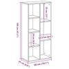 Study bookcase, living room decorative shelf, shoe rack in the entrance area, multifunctional storage shelf, 50x25x105 cm