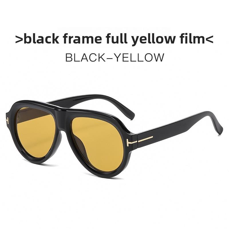 Big Frame Sunglasses With Pc Lenses For Stylish Travel And Events