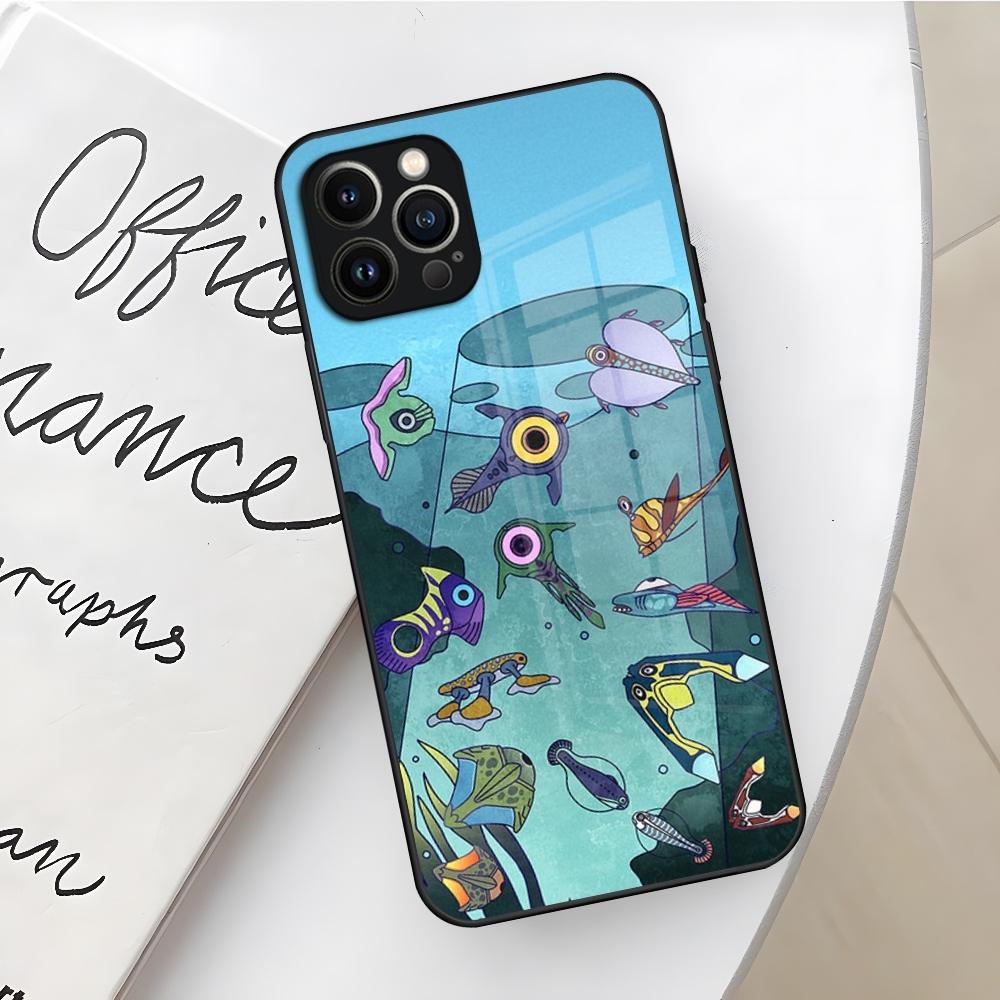 Custodia per Telefono Subnautica per Iphone 17 16 Air 15 14 12 11 13 Pro Max Mini X Xr Xs Se Puls Cover in Vetro