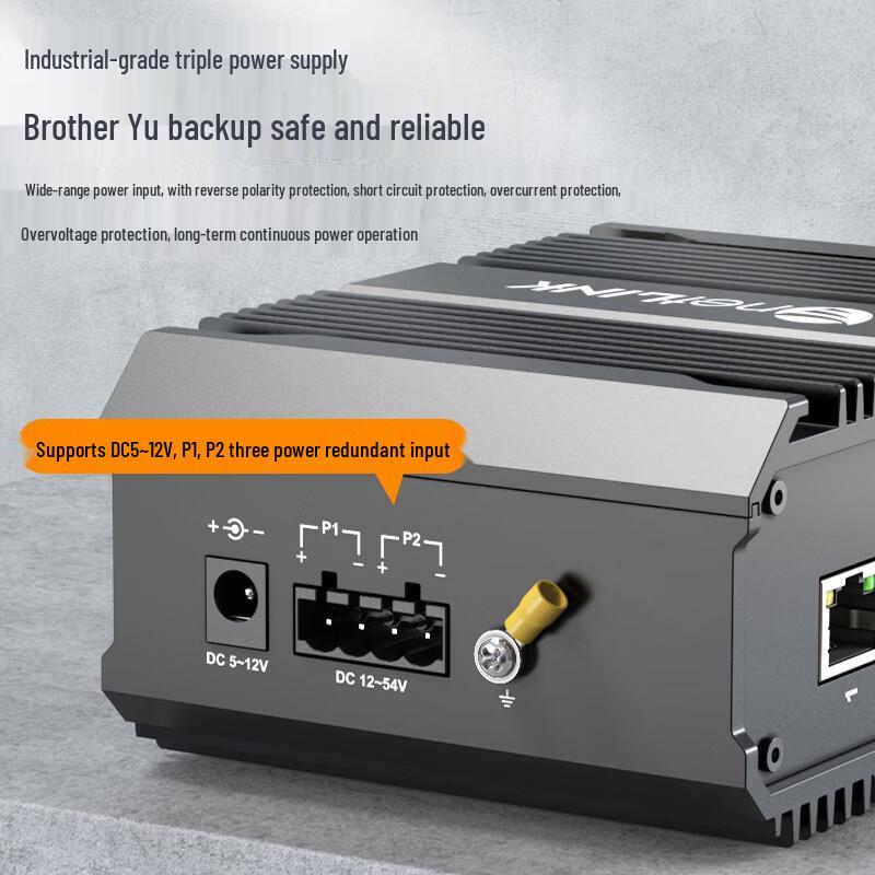 NetLINK Industrieller Glasfaser-Medienkonverter
