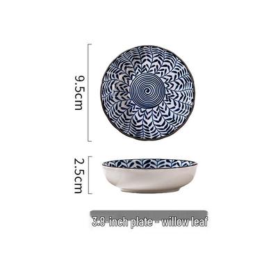 Japanese Style Underglaze Ceramic Dipping Sauce Dishes