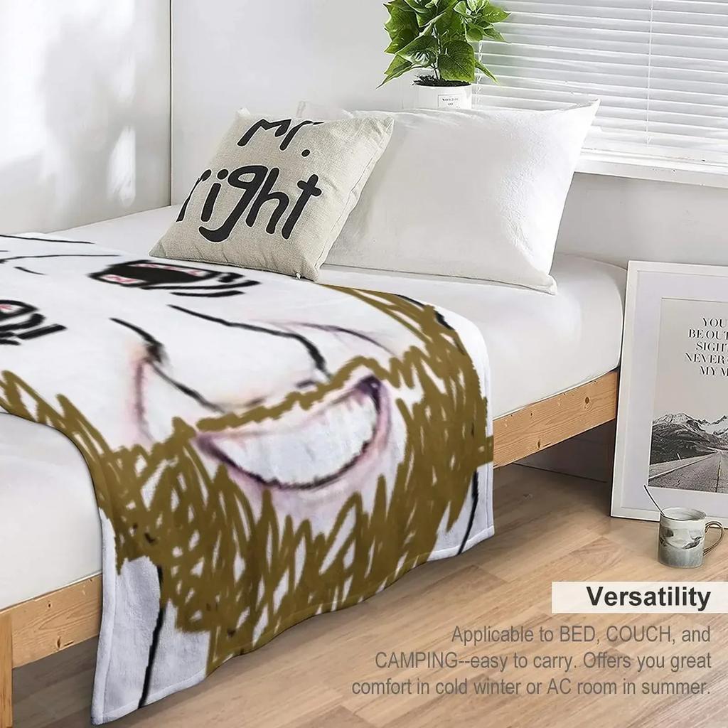 Coomer Meme Throw Blanket Blankets For Baby Fashion Sofas Soft Thermal Cosplay Anime Decorative Blankets