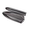 2X Universal 3D Design Car Side Body Fender Trims Decoration Sticker Decal Black