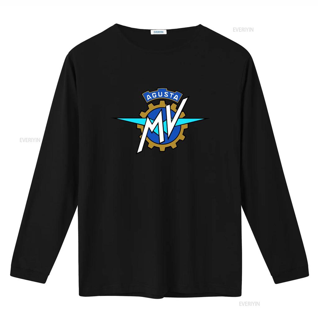 Camiseta con Estampado de Logo de Motocicleta Mv Agusta vintage Lavada hombre Casual Elegante ropa de diseñador Top Versátil Para el Uso Diario