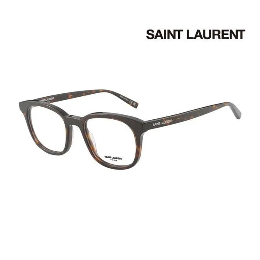 

Yves Saint Laurent Eyeglass Frames SL459 002 Square Horn-rimmed Glasses for Women and Men SL459 002_I [51]