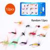 12 Paper Card Fly Hook Set Fly Fishing , Wild Fishing  Hook