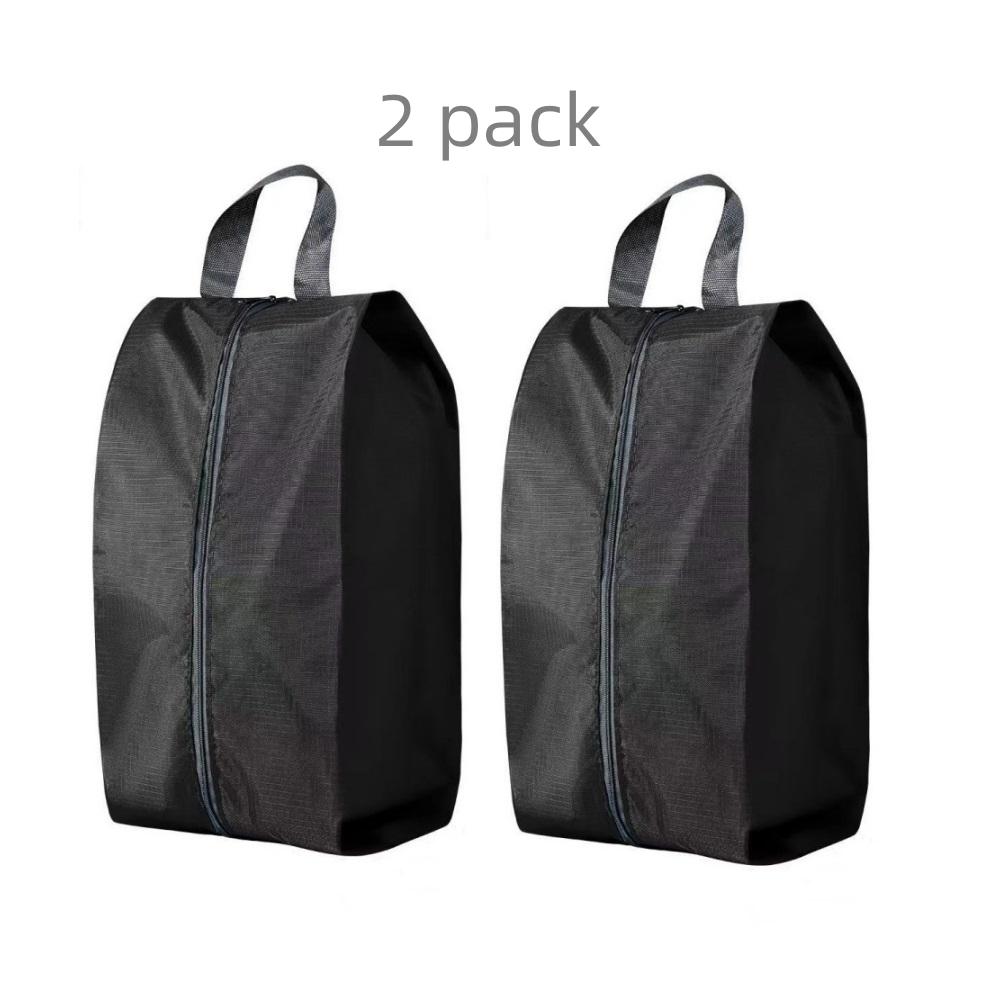 

2 or 4 Pack Portable Nylon Waterproof Shoe Storage Bags with Zipper Closure for Men and Women Travel or Family Item Organize