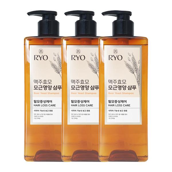 RYO Beer Yeast Root Nourishing Shampoo 600ml x3