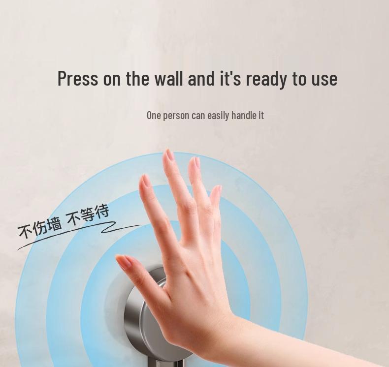 Starker Saug-Handtuchhalter zur Wandmontage ohne Bohren für Badezimmer