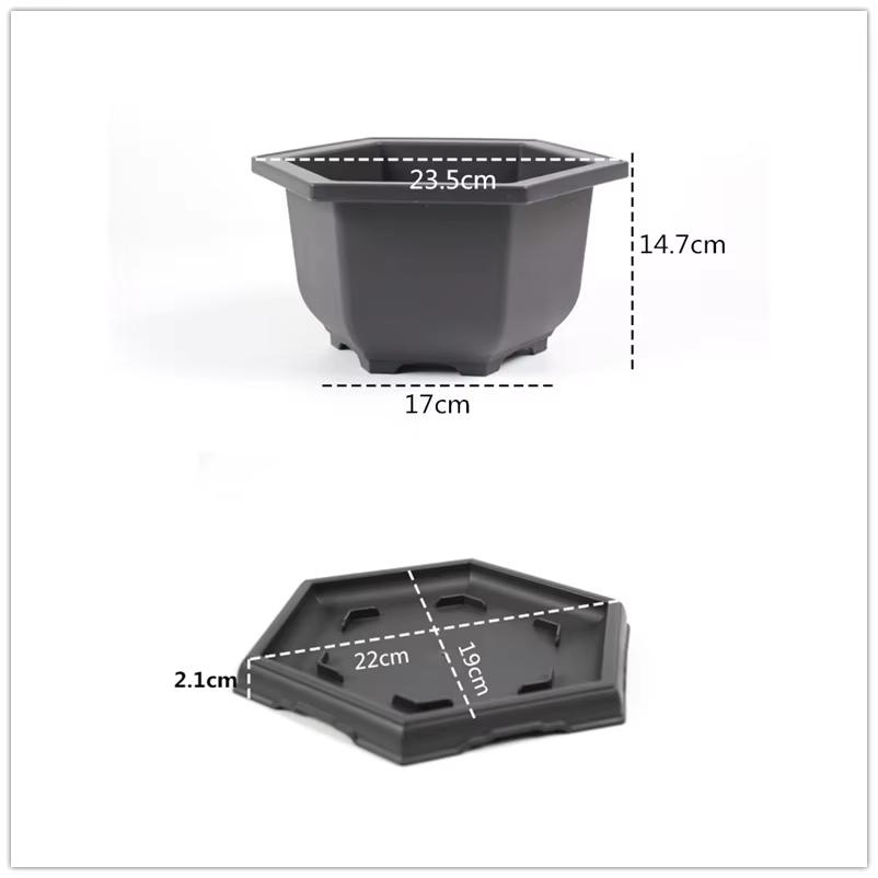Flower Pot for Plants Garden Pots Planter Outdoor Balcony Landscape Plant Potted Square Flower Pot Garden Yard Succulents Holder