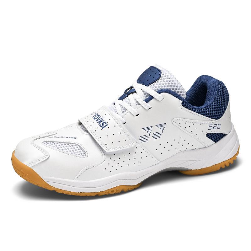 Men's Breathable Rotary Buckle Sports Shoes - Lightweight Casual Badminton and Tennis Trainers