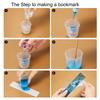 1PC Pick Rectangle Feather Instrument Shape Silicone Bookmark Resin Mold For Making Epoxy Resin Jewelry DIY Crafts Transparent
