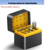 USB C Battery Charging Case for AA AAA 1 5V Lithium Batteries Featuring Multiple Safety Protections and Storage Compartments