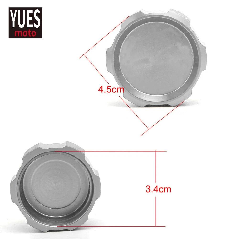 Motorcycle Accessories CNC Front & Rear Brake Fluid Cylinder Master Reservoir Cover Cap For Yamaha MT-07 MT 07 Mt07 2014-