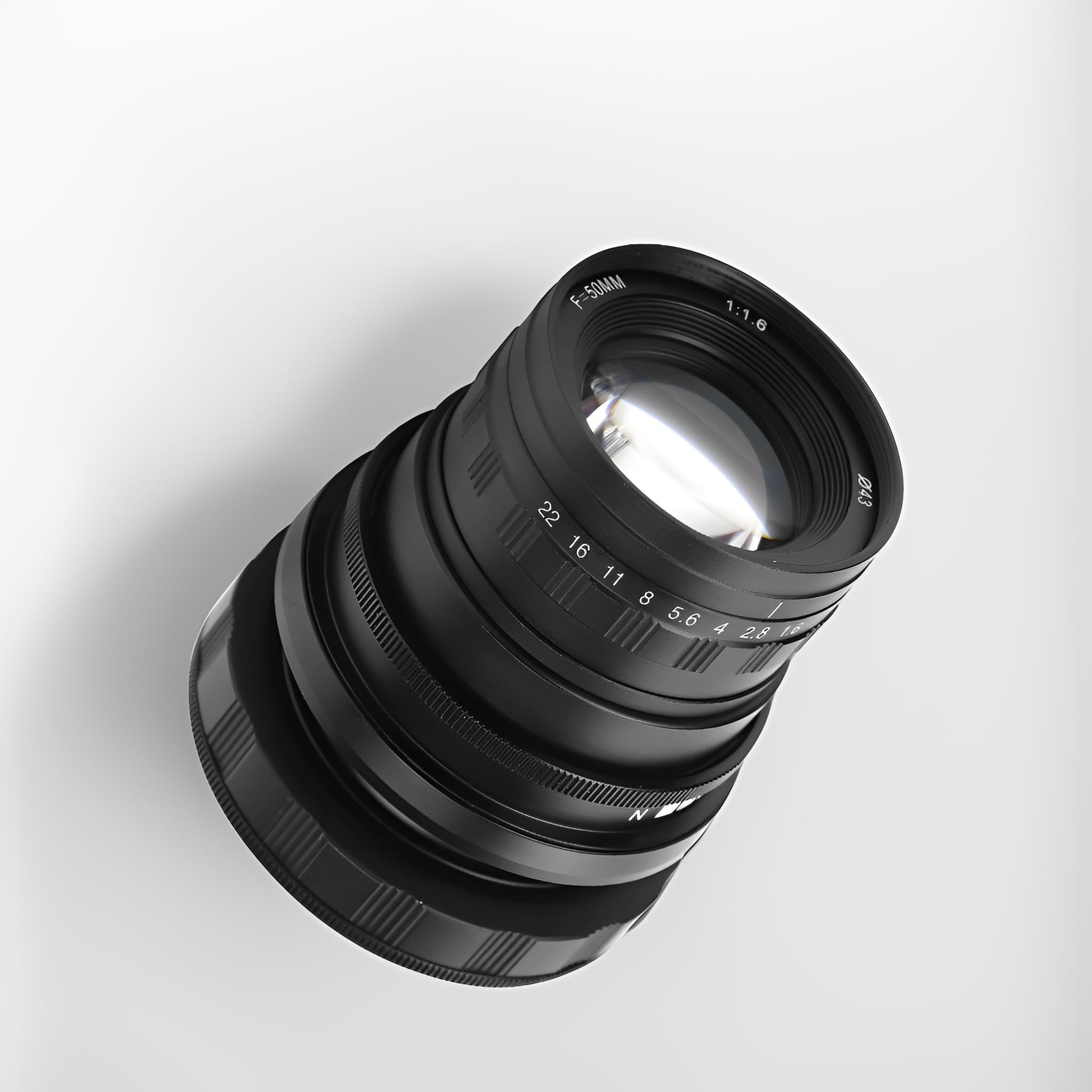 

50mm Full Frame Manual Lens Compatible with A6600 Ideal for large aperture portrait and architectural F1.6 Tilt-Shift (E-Mount) - A9, A7III, A7RIV,