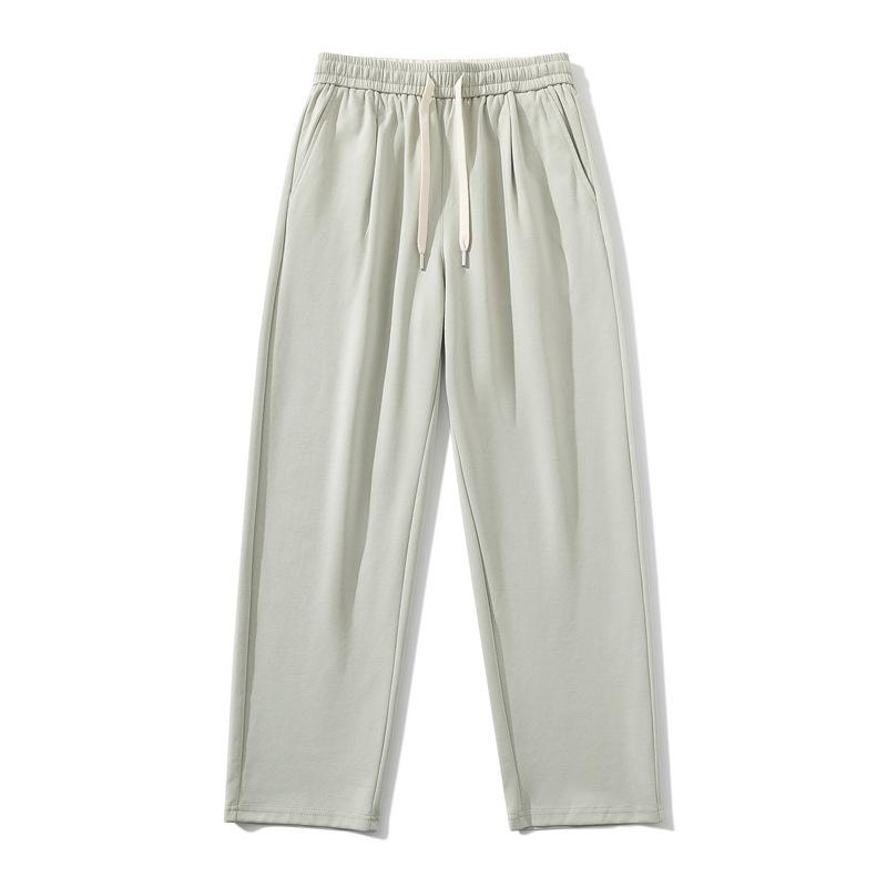 Pants Men's Spring and Autumn New Men's Clothing Simple Boys Loose and Versatile Casual Drape Thin Solid Color Trousers