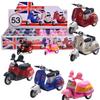 Alloy Lady Motorcycle Sheep Model Display Box 143 Scale, Powerful Return Function, Multi-functional, 107*4cm
